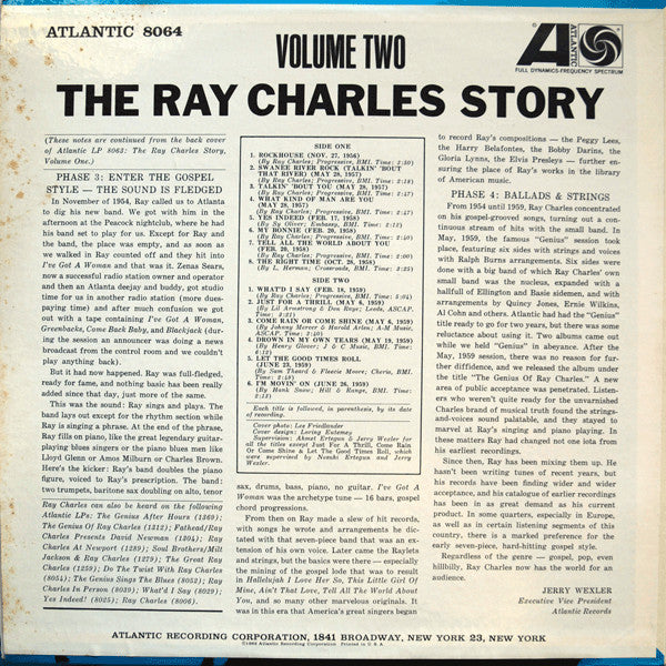 Ray Charles : The Ray Charles Story Volume Two (LP, Comp, Mono, MGM)