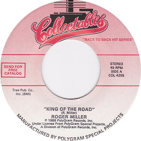 Roger Miller, Jim Stafford : King Of The Road / Spiders And Snakes (7")