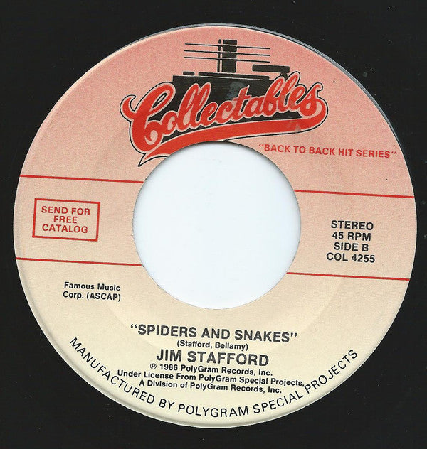 Roger Miller, Jim Stafford : King Of The Road / Spiders And Snakes (7")