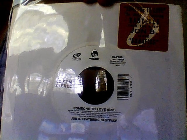 Jon B.* Featuring Babyface : Someone To Love (7")