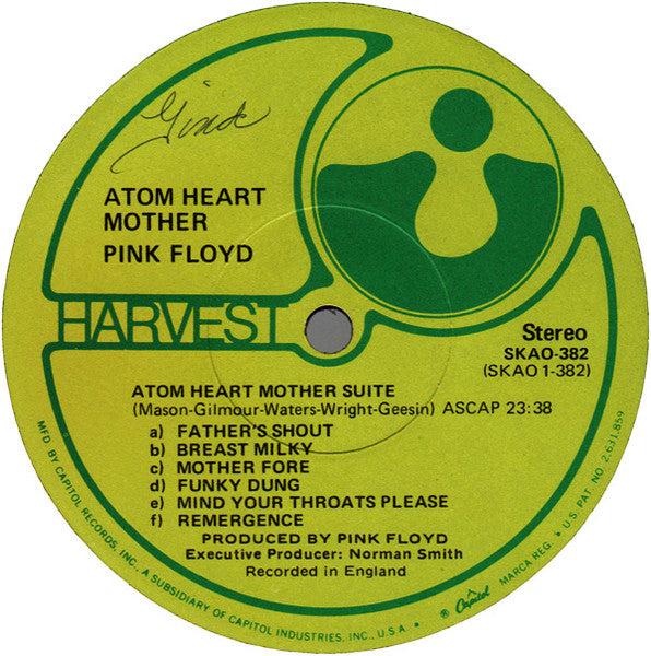 Pink Floyd : Atom Heart Mother (LP, Album, Jac)