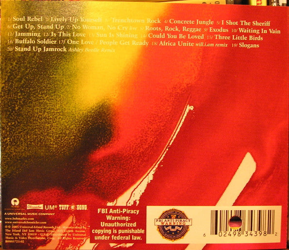 Bob Marley & The Wailers : Africa Unite: The Singles Collection (CD, Comp)