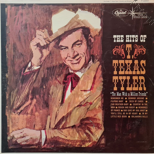 T. Texas Tyler : The Hits Of T. Texas Tyler (LP, Mono)