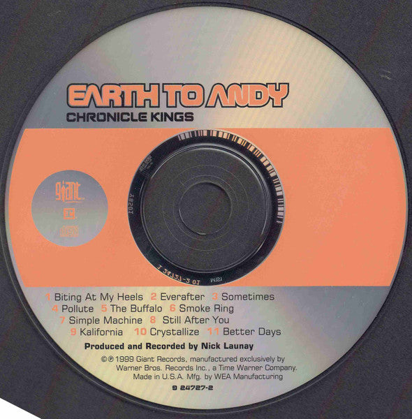 Earth To Andy : Chronicle Kings (CD, Album)