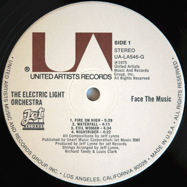 Electric Light Orchestra : Face The Music (LP, Album, RCA)