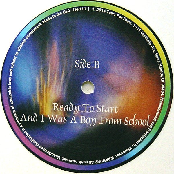 Tears For Fears : Ready Boy & Girls? (10", RSD, Single, Ltd, Whi)