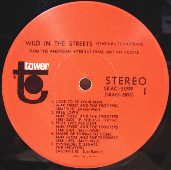 Various : Wild In The Streets (LP, Album, Scr)