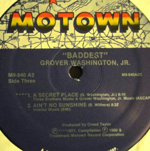 Grover Washington, Jr. : Baddest (2xLP, Comp)