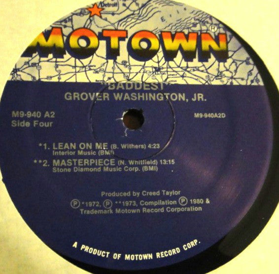 Grover Washington, Jr. : Baddest (2xLP, Comp)