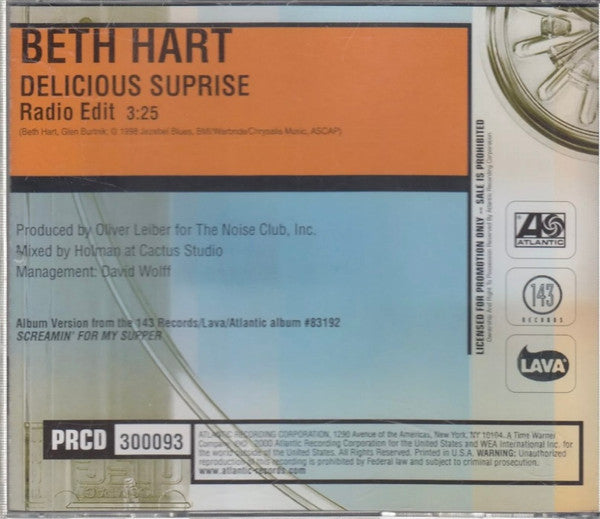 Beth Hart : Delicious Surprise (CD, Single, Promo)