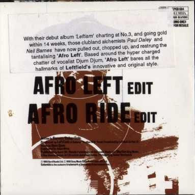 Leftfield Featuring Djum Djum : The Afro-Left EP (CD, EP, Promo)