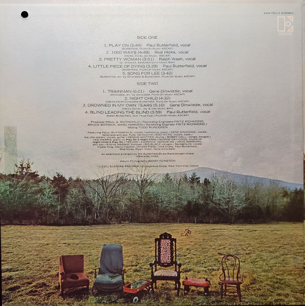 The Paul Butterfield Blues Band : Sometimes I Just Feel Like Smilin' (LP, Album, Promo)