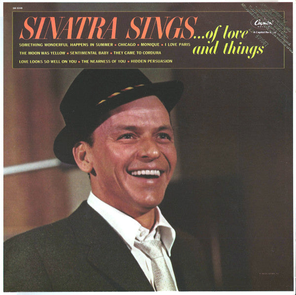Frank Sinatra : Sinatra Sings...Of Love And Things (LP, Album, Comp)