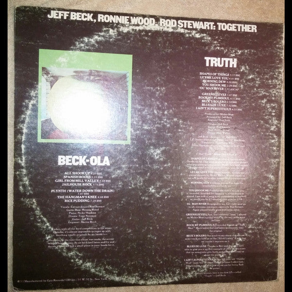 Jeff Beck : Truth/Beck-ola (2xLP, Comp, Promo)