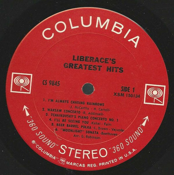 Liberace : Liberace's Greatest Hits (LP, Comp)