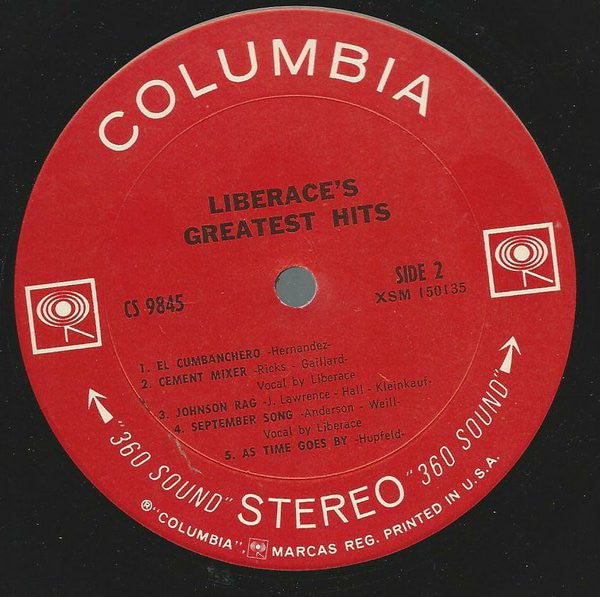 Liberace : Liberace's Greatest Hits (LP, Comp)