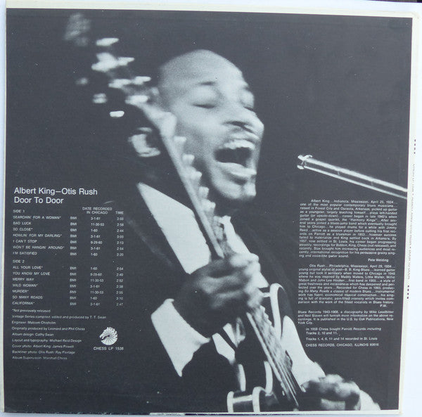 Albert King / Otis Rush : Door To Door (LP, Comp, RE)