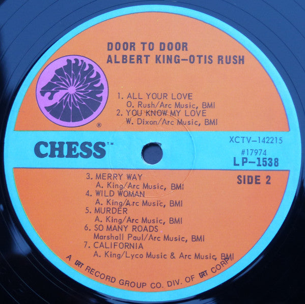 Albert King / Otis Rush : Door To Door (LP, Comp, RE)
