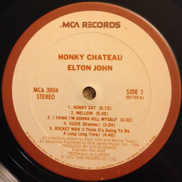 Elton John : Honky Château (LP, Album, RE)