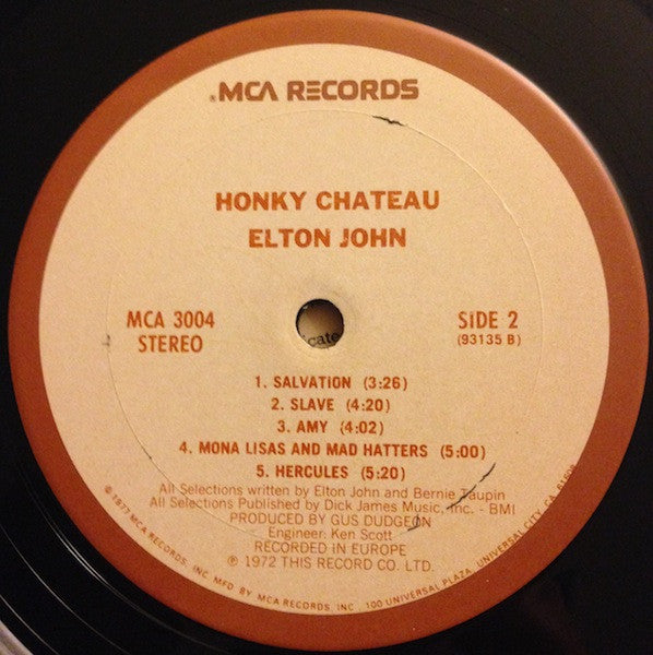 Elton John : Honky Château (LP, Album, RE)
