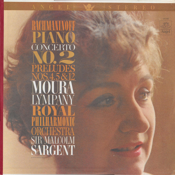 Rachmaninov*, Moura Lympany*, Royal Philharmonic Orchestra Conducted By Sir Malcolm Sargent : Piano Concerto No. 2 In C Minor, Three Preludes (LP)
