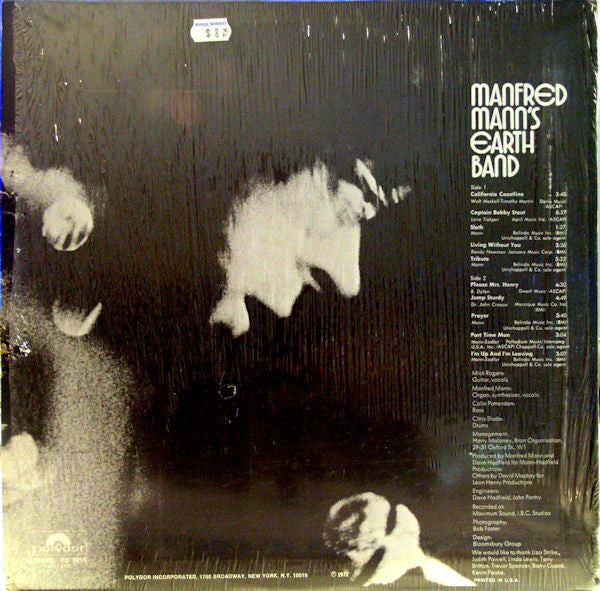 Manfred Mann's Earth Band : Manfred Mann's Earth Band (LP, Album, All)