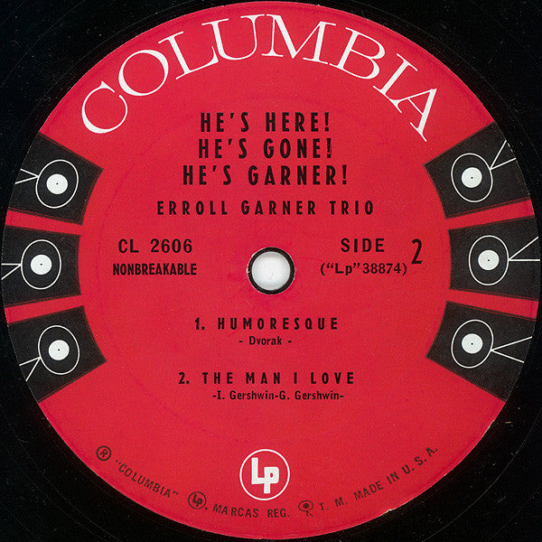 Erroll Garner : He's Here! He's Gone! He's Garner! (10")