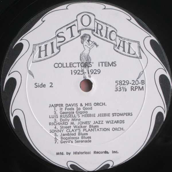 Various : Collectors' Items 1925-1929 (LP, Comp)