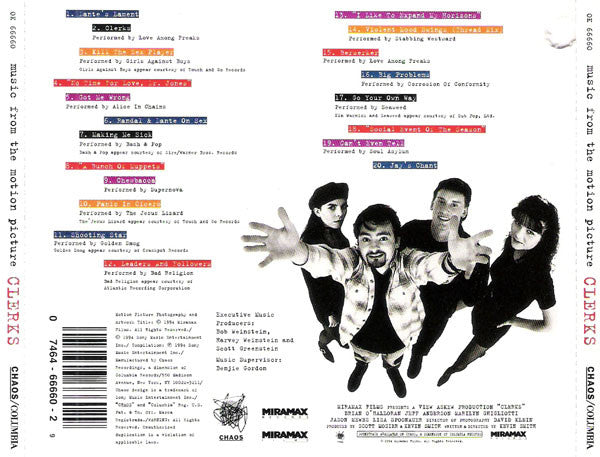 Various : Clerks (Music From The Motion Picture) (CD, Comp)