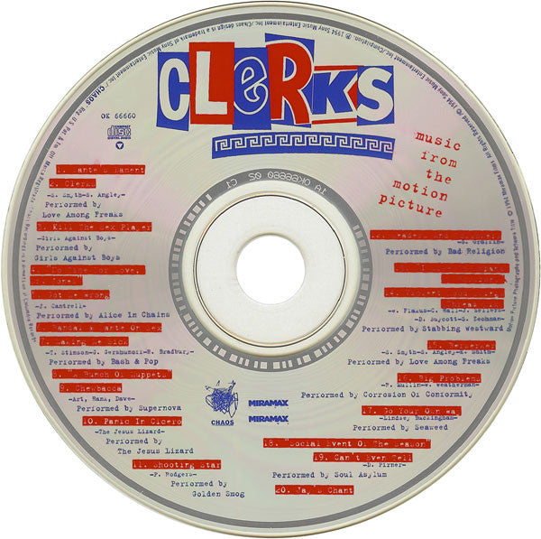 Various : Clerks (Music From The Motion Picture) (CD, Comp)