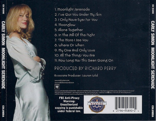Carly Simon : Moonlight Serenade (CD, Album)