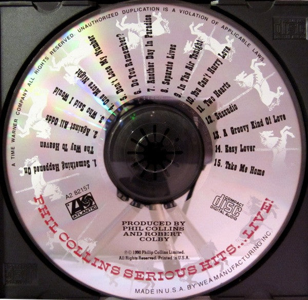 Phil Collins : Serious Hits...Live! (CD, Album)