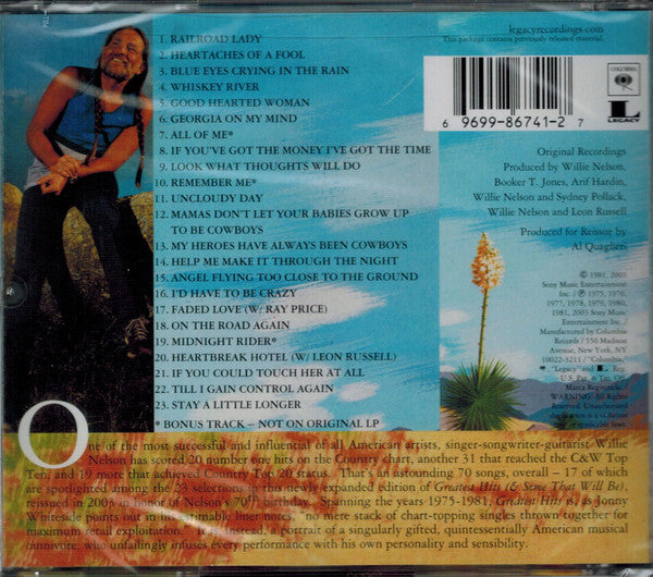 Willie Nelson : Greatest Hits (& Some That Will Be) (CD, Comp, RE, RM)