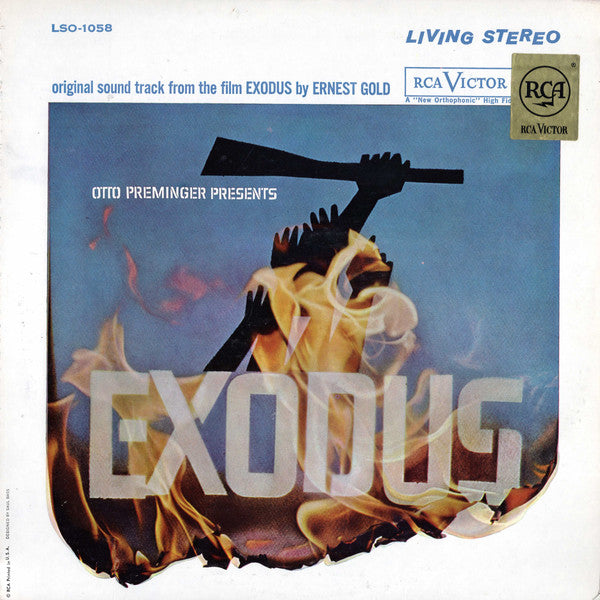 Ernest Gold : Exodus - An Original Soundtrack Recording (LP, Album)