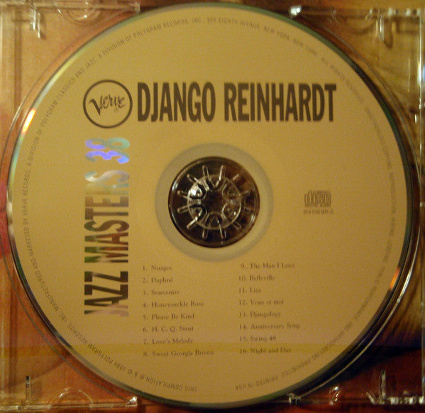 Django Reinhardt : Verve Jazz Masters 38 (CD, Comp)