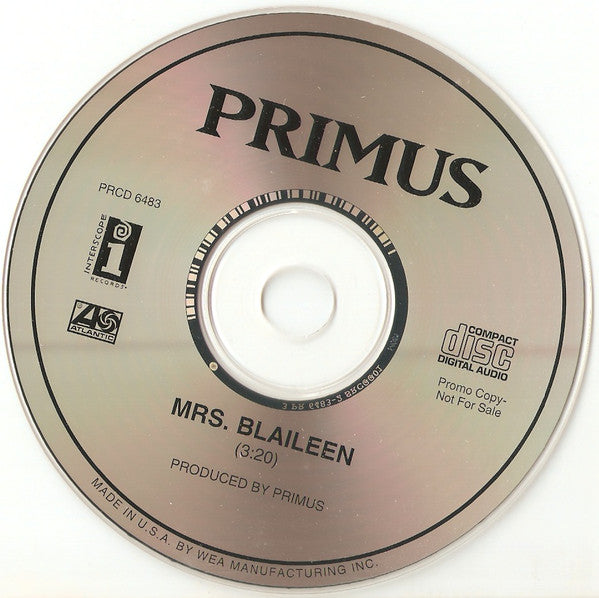 Primus : Mrs. Blaileen (CD, Single, Promo)