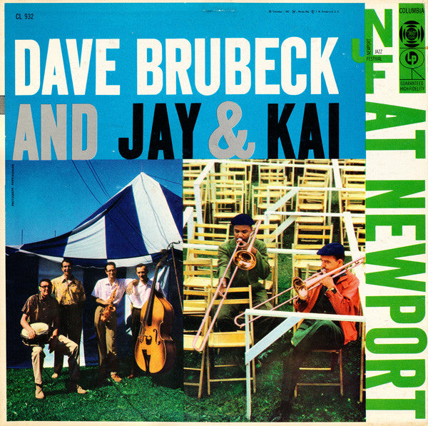 Dave Brubeck And J.J. Johnson & Kai Winding : At Newport (LP, Album, Mono)