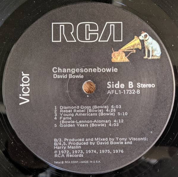 David Bowie : ChangesOneBowie (LP, Comp, RE, Ind)