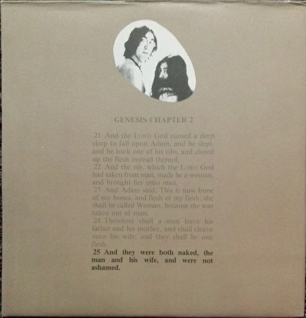John Lennon & Yoko Ono : Unfinished Music No. 1: Two Virgins (LP, Album)