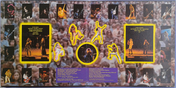 Black Oak Arkansas : Raunch 'N' Roll Live (LP, Album, RE, PR,)