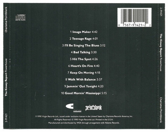 The Kinsey Report : Powerhouse (CD, Album)