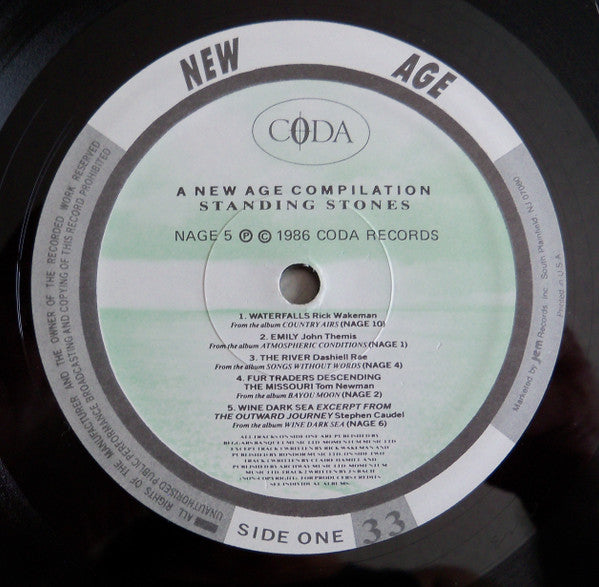Various : A New Age Compilation Standing Stones (LP, Comp)