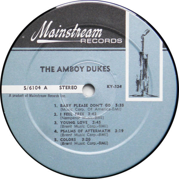 The Amboy Dukes : The Amboy Dukes (LP, Album, RP)