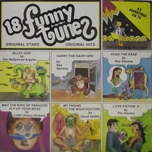 Various : 18 Funny Tunes (LP, Comp)