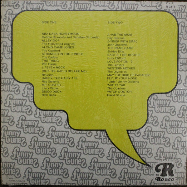 Various : 18 Funny Tunes (LP, Comp)
