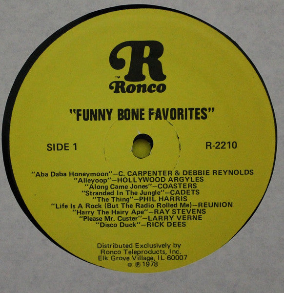 Various : 18 Funny Tunes (LP, Comp)