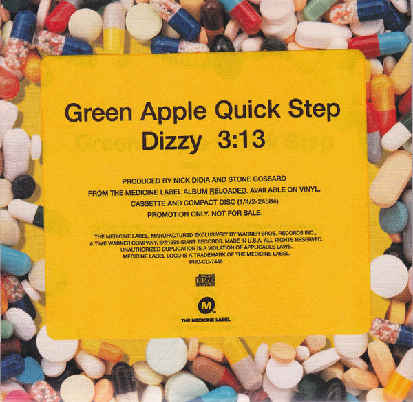 Green Apple Quick Step : Dizzy (CD, Single, Promo)