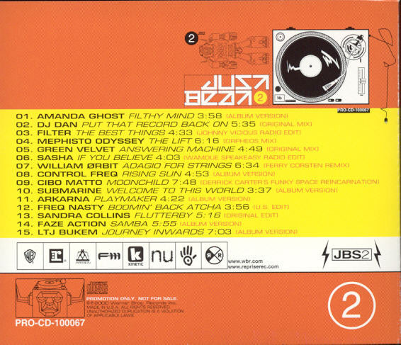 Various : Just Beat 2 (WMC Sampler) (CD, Comp, Promo, Smplr)