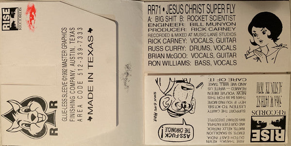 Jesus Christ Super Fly : Big Shit (7", Red)