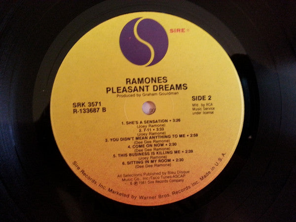 Ramones : Pleasant Dreams (LP, Album, Club)